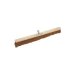Balai 80cm bois 7 rangs composant coco avec support metallique
