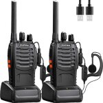 Baofeng talkie walkie longue port�e rechargeable professionnelle 16 canaux pmr talkies - walkies radio?avec ...