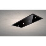 Baraldi - hotte gea flat cm. 120x60 ? noire spot light - 800 m3 / h
