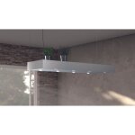 Baraldi - hotte mensola isola cm. 116x54 - inox - 900 m3 / h
