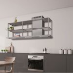 Baraldi - hotte elea parete cm. 150x50, chemin�e droite - inox - 800 m3 / h