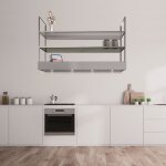 Baraldi - hotte mensola parete cm. 120x48 ? inox ? 900 m3 / h
