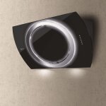 Baraldi - hotte nima cm. 90 - verre noir - 800 m3 / h