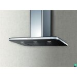 Baraldi - hotte stivia parete - cm. 90 - inox, noir ? 800 m3 / h
