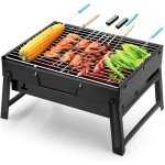 Barbecue portable petit barbecue � charbon de table domestique pliable avec