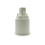 Adaptateur de culot  vis g24 vers ampoule e27