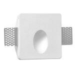 Applique encastrable led en pl�tre 'olive' 1w