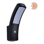 Applique ext�rieur avec d�tecteur pir 'lus' 13w ip54 - noir