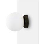 Applique murale globe en verre 'rober' - noir