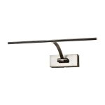 Applique pour tableau led 6w orientable - blanc chaud - nickel