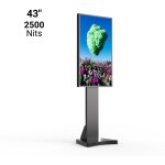 Barcelona led - ecran lcd full hd 43' pour vitrines - haute luminosit� 2500 nits