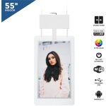 Barcelona led - ecran publicitaire suspendu lcd full hd 55' - double face - ip20 Barcelona led - ecran publicitaire suspendu lcd full hd 55' - double face - ip20