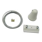 Barcelona led - kit de suspension pour rail monophas - cble 1, 5m (1u. ) - blanc