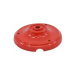 Rosace en cramique canopi en couleur - rouge