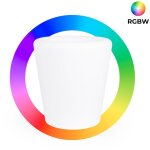 Barcelona led - seau � glace led rgbw - 6w - 29 x � 28cm - rechargeable