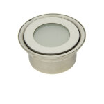 Spot encastrable au sol 0. 5w 12v - dc ip67 60x29, 5mm 3000k