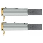 Bardusch - lot de 2 balais de charbon pour aspirateur industriel 30 / 60 / 70 / 80 / 90 l 11 x 6 x 29 ...