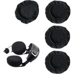 Bardusch - lot de 4 housse casque audio, housses de casque extensibles et lavables, protection casque ...