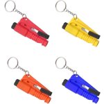 Bardusch - 4 pi�ces brise vitre coupe ceinture, marteau d'urgence pour ceinture de s�curit�, brise vitre ...