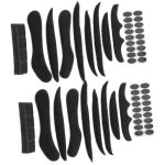 Bardusch - accessoire de casque - - doublure en �ponge douce et r�sistante - blanc / noir