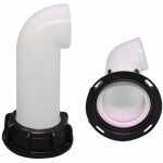 Bardusch - bec de vidange avec �crou, buse de r�servoir deau valve 1000l ibc rallonge de cuve, extension ...