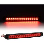 Bardusch - feu stop � led rouge, universel, 12 v, feu arri�re pour camion, 15 led, �tanche, feu stop ...