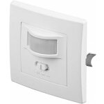 Bardusch - interrupteur mural d�tecteur de mouvement encastr� 160� pour lampes ampoules led, halog�nes ...