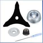 Bardusch - lame de d�broussailleuse avec kit d'entretien d'accessoire d'adaptateur de lame de tondeuse ...