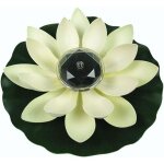Bardusch - lumi�re de lotus, d�coration de bassin flottant solaire fleur de lotus led changeant de couleur ...