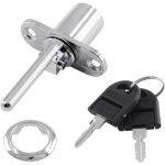 Bardusch - serrure � piston avec cl� pour tiroirs de meubles, classeurs, armoires et vitrines, � 16 mm, ...