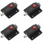 Bardusch - verrou targette, loquet glissire de scurit bouton ressort automatique pour armoire, loquets ...