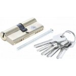 Bgs technic - barillet 35 / 35mm cylindre de serrure 70 mm en laiton avec 5 cles