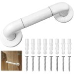 Barres d'appui de bain avec poign�e antid�rapante et cercles lumineux de s�curit�, poign�e de bain, porte ...