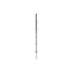 Deco fer forge - barre carré à trous - longueur 2000mm - 14 trous carre de 14mm - acier Deco fer forge - barre carré à trous - longueur 2000mm - 14 trous carre de 14mm - acier