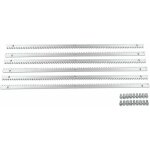 Barre dente 6 x 1 m pour portail coulissant, entranement de portail coulissant, accessoires jusqu' ...