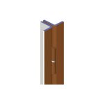 Barre de pivot corni�re marron gauche hauteur 2200mm