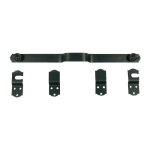 Barre scurit  bouton 120cm noir