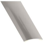 Barre de seuil adh�sive en acier inox 3x73cm.