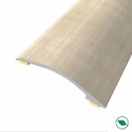 Barre de seuil adh�sive diff�rence niveau aluminium1coloris (42) ch�ne poli long 90 cm larg 3, 8cm ht ...