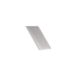 Barre de seuil design 2 en 1, alu incolore, 3. 8x83cm.