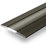 Karat ? barre de seuil en aluminium forme c 36 mm x 134 cm ? bande adh�sive haute puissance ? pour sols ...