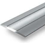 Barre de seuil firm k132 forme: c largeur: 36 mm longueur: 90 cm autocollant argent