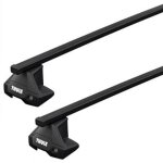 Barres de toit peugeot 3008 (10 / 16 - ) thule squarebar acier