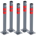 Barri�re de parking 5 set barri�re de parking poteau de d�limitation avec 15 cl�s poteau poteau parking ...