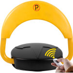 Barriere de parking rabattable, verrou de stationnement avec telecommande distance 15m, systeme dealarme ...