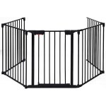 Costway - barrire de scurit pour enfant / animaux 290 x 74 cm 5 panneaux protection chemine utilisation ...