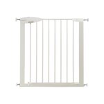 Munchkin - barrire de scurit enfant portillon semi - auto mtal blanc, l. 73 / 79cm