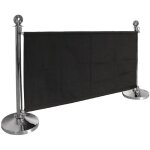 Barri�re en toile noire de 1, 43 m - bolero