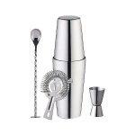 Crea - bartender set for professional bartenders and family , 5 piece boston shaker