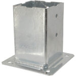 Base de poteau galvanis�e simpson strong - tie ppjbt70 pour poteaux 70x70 mm